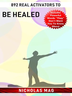 cover image of 892 Real Activators to Be Healed
